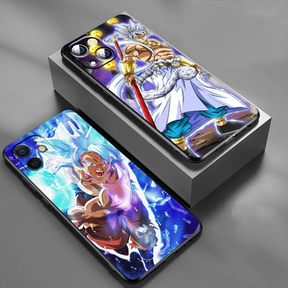 G-Goku D-Dragon Ball Z Art For Apple iPhone 15 14 13 12 Pro Max Mini 11 Pro XS Max X XR 6 7 8 Plus SE 2020 Black Soft Phone Case