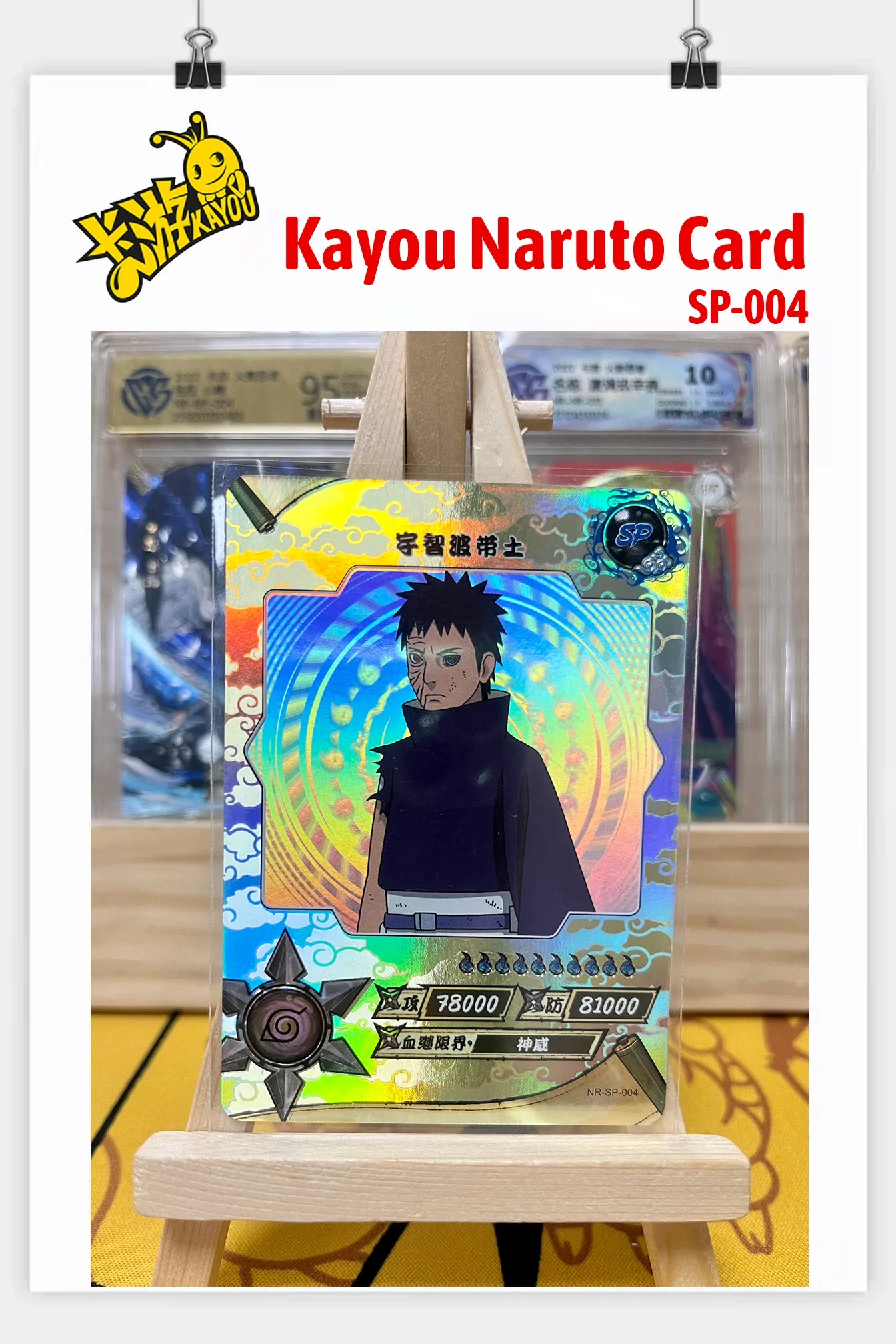 Kayou Genuine Anime Naruto Card SP Full Series No.001-040 Gaara Uzumaki Naruto Namikaze Minato Rare Collection Card Toy Gift