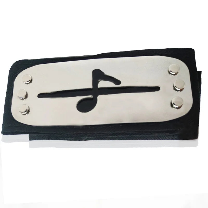Anime Figures Headbands Guard Ninja Accessories Uzumaki Hatake Kakashi Head Belt Cosplay Props Kids Toys Cool Gift