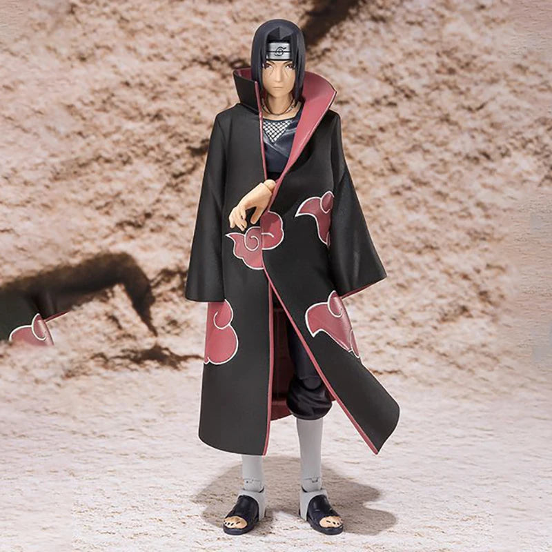 16cm Anime Naruto Shippuden Figures Uchiha Itachi Action Figure PVC Collection Doll Movable Shf Akatsuki Itachi Model Toys Gifts