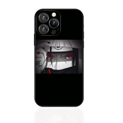 MINISO Phone Case for iPhone 17 Pro Akatsuki Uchiha Itachi Anime Soft Silicon Cover for iPhone 16 15 14 13 12 17 Pro Max Plus