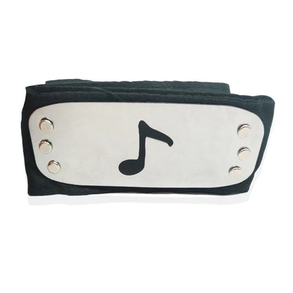 Anime Figures Headbands Guard Ninja Accessories Uzumaki Hatake Kakashi Head Belt Cosplay Props Kids Toys Cool Gift