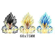 1 Piece Anime Naruto Dragon Ball Z Goku/Vegeta Magic Motion Small Stickers Waterproof Decals for Phone,cup,laptop Etcs Toy Gifts