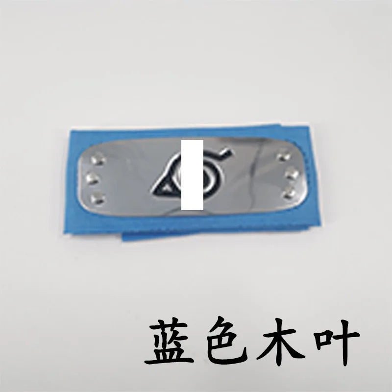 Anime Figures Headbands Guard Ninja Accessories Uzumaki Hatake Kakashi Head Belt Cosplay Props Kids Toys Cool Gift