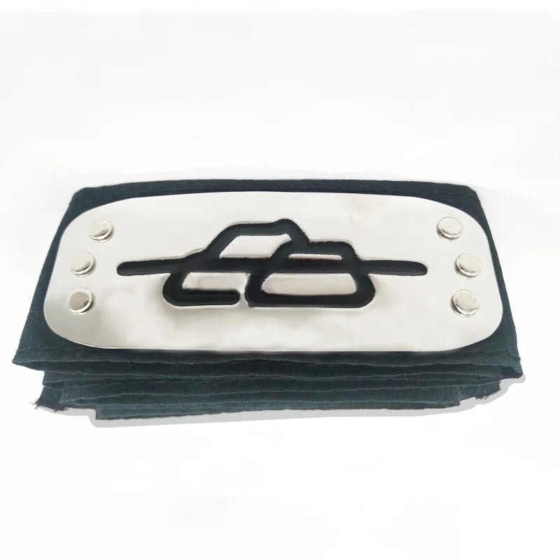 Anime Figures Headbands Guard Ninja Accessories Uzumaki Hatake Kakashi Head Belt Cosplay Props Kids Toys Cool Gift