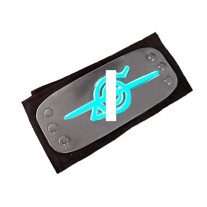 Anime Figures Headbands Guard Ninja Accessories Uzumaki Hatake Kakashi Head Belt Cosplay Props Kids Toys Cool Gift