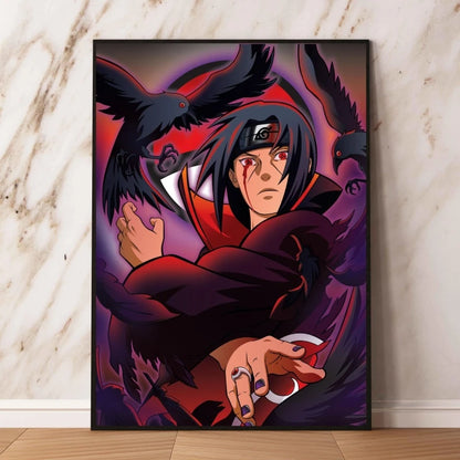 Print On Canvas Naruto High Quality Art Wall Decor Gifts Children's Bedroom Decor Modular Prints Poster Home Hanging