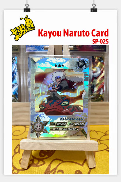 Kayou Genuine Anime Naruto Card SP Full Series No.001-040 Gaara Uzumaki Naruto Namikaze Minato Rare Collection Card Toy Gift
