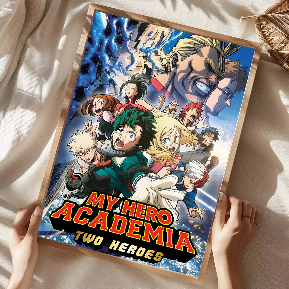 My Hero Academia Poster Home Living Room Bedroom Bar Cafe Art Decor