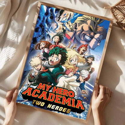 My Hero Academia Poster Home Living Room Bedroom Bar Cafe Art Decor