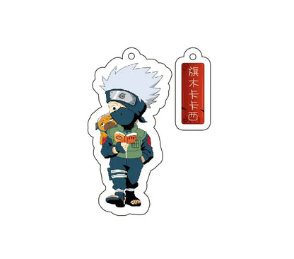 40Style Uzumaki Uchiha Sakura Gaara Obito Itachi Madara Hatake Kakashi Anime Figures Acrylic Keychains Fans Gift