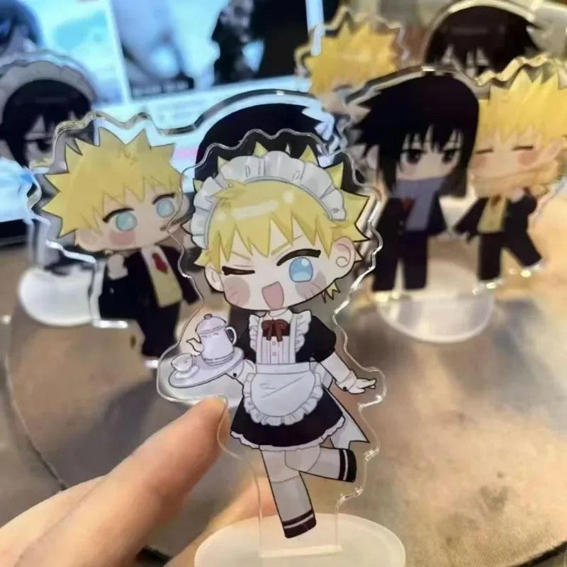 NARUTO Acrylic Stand Figure Uzumaki Naruto Uchiha Sasuke Anime Peripherals Cute Originality Good-looking Desktop Ornament New