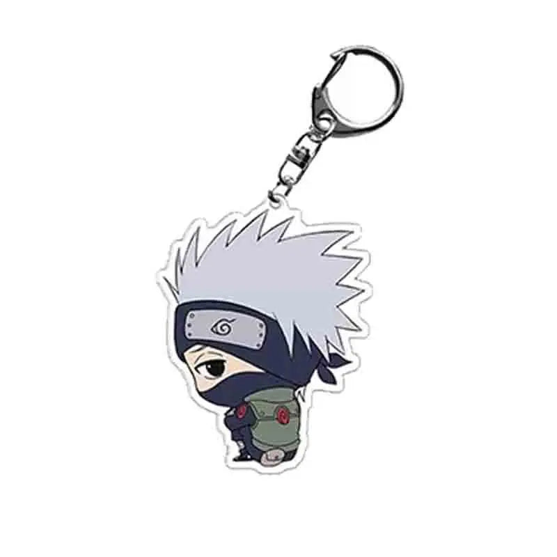 Anime Ninja Uzumaki Hatake Kakashi Uchiha Itachi Jiraiya  Acrylic Keychain Women Jewelry Gift Figures Toys