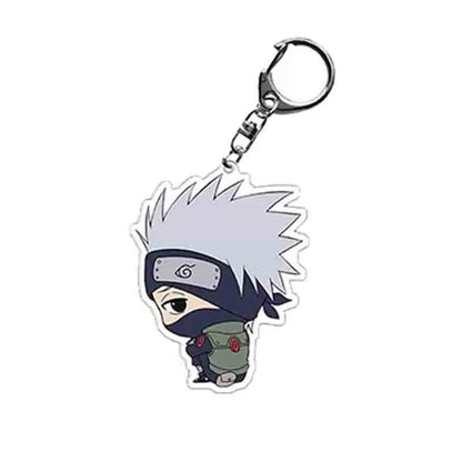 Anime Ninja Uzumaki Hatake Kakashi Uchiha Itachi Jiraiya  Acrylic Keychain Women Jewelry Gift Figures Toys