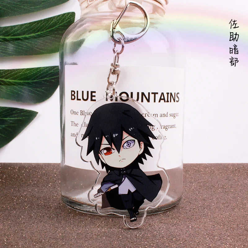 Anime Tobi Uchiha Obito Itachi Madara Uzumaki Hatake Kakashi Hyuga Hinata Deidara Acrylic Keychains Pendants Figure Toys Gifts