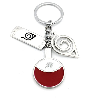 New Pendant Keychains Uzumaki Naruto Anime Figures Accessories Akatsuki Itachi Manga Men Key Chain Fans Gift Kids Toys Keyrings