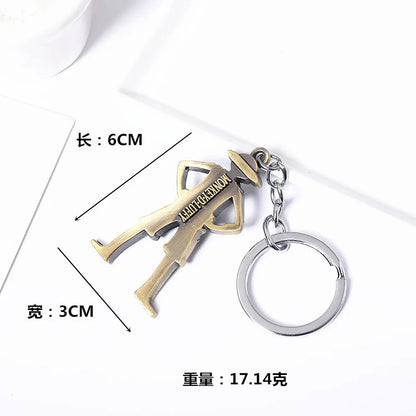 Anime One Piece Metal Keychain Luffy Hat Zoro Nami Sanji Chopper Figure Pendant Car Keyring For Men Women Kid Gift Jewelry