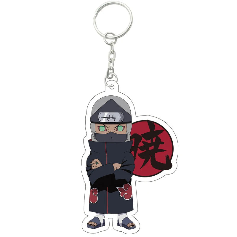 Anime Naruto Akatsuki Uchiha Itachi Acrylic Gift Girl Pendant Jewelry Cute Creative Keychain Fashion Bag Ornaments Key Ring