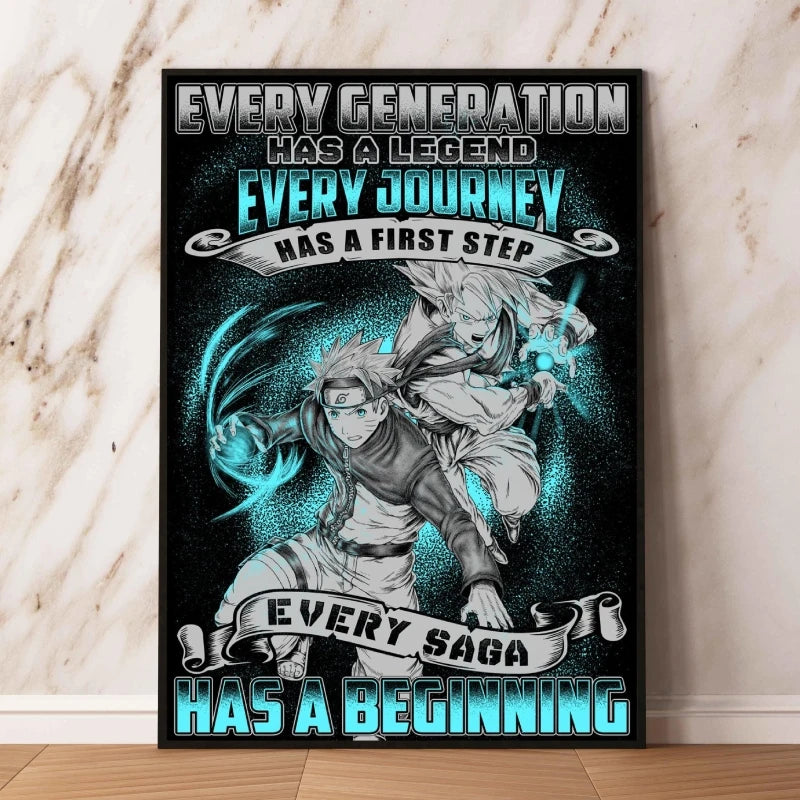 Print On Canvas Naruto High Quality Art Wall Decor Gifts Children's Bedroom Decor Modular Prints Poster Home Hanging