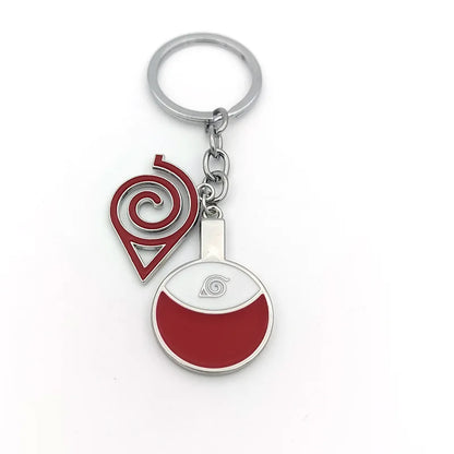 New Pendant Keychains Uzumaki Naruto Anime Figures Accessories Akatsuki Itachi Manga Men Key Chain Fans Gift Kids Toys Keyrings
