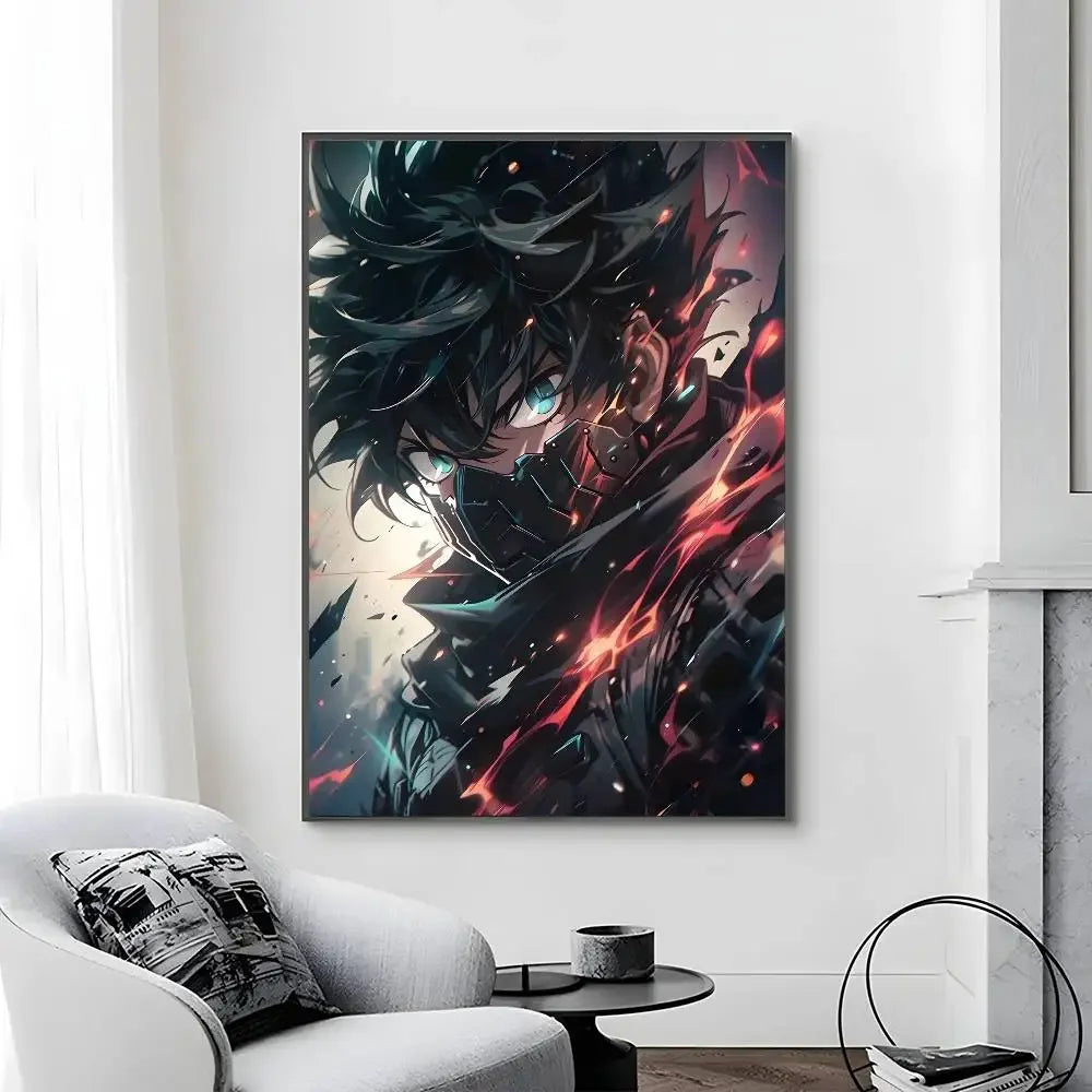 C-Classic Anime My Hero Academia Third Poster Canvas painting poster with prints Home bedroom living room decoration gift