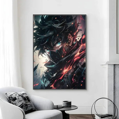 C-Classic Anime My Hero Academia Third Poster Canvas painting poster with prints Home bedroom living room decoration gift