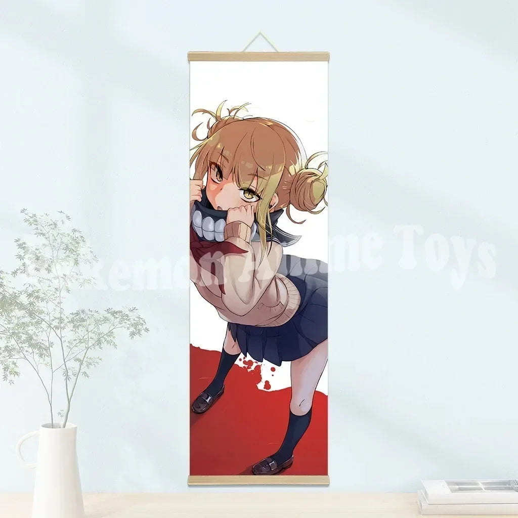 My Hero Academia Poster: Hanging Scroll, HD Quality Wall Art, Retro Posters for Home Room Wall Decoration