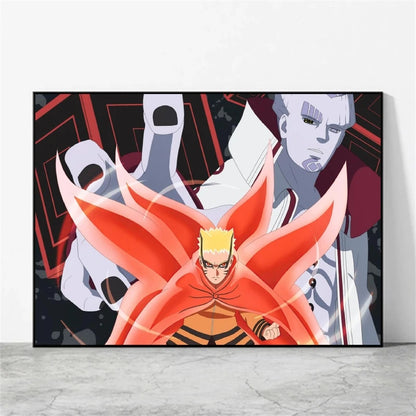 Print On Canvas Naruto High Quality Art Wall Decor Gifts Children's Bedroom Decor Modular Prints Poster Home Hanging