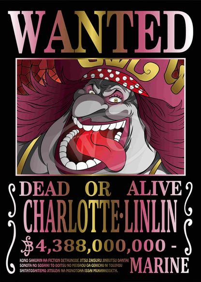 One Piece Pastable Canvas Painting Anime Figure Luffy All Characters WANTED HD Print Picture for Bedroom Wall Decoration Poster