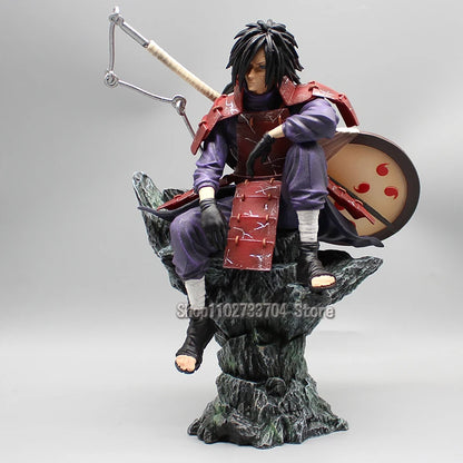 29cm Anime Naruto Figures GK Uchiha Madara Action Figures PVC Collection NARUTO Model Peripheral Toys Desktop Decoration Gifts