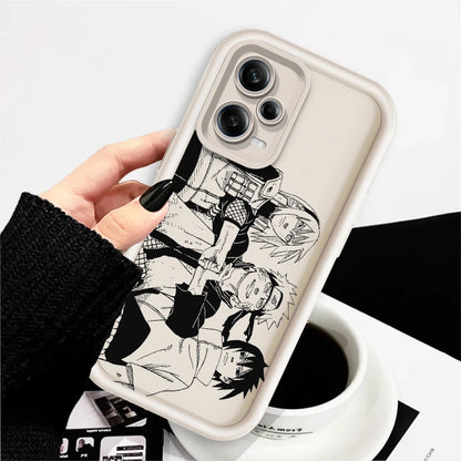 Anime Naruto Fashion Cool Cute Eye Ladder For Xiaomi Redmi Note 13 12 12C 11 11S 10 10C 10A 9C 9A Pro 5G TPU Phone Case