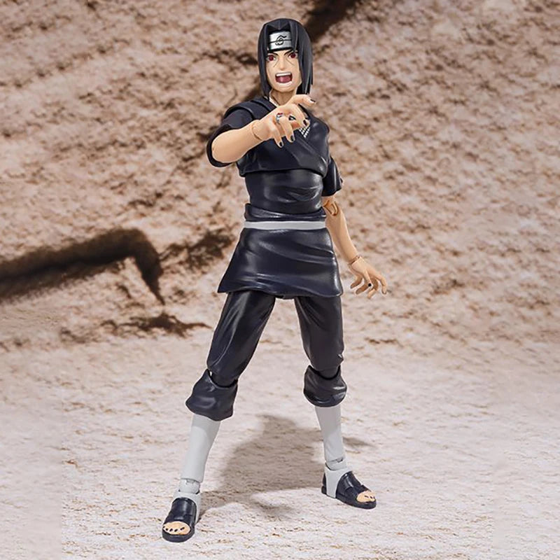 16cm Anime Naruto Shippuden Figures Uchiha Itachi Action Figure PVC Collection Doll Movable Shf Akatsuki Itachi Model Toys Gifts