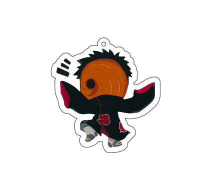 40Style Uzumaki Uchiha Sakura Gaara Obito Itachi Madara Hatake Kakashi Anime Figures Acrylic Keychains Fans Gift