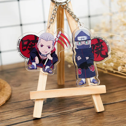 Anime Naruto Akatsuki Uchiha Itachi Acrylic Gift Girl Pendant Jewelry Cute Creative Keychain Fashion Bag Ornaments Key Ring