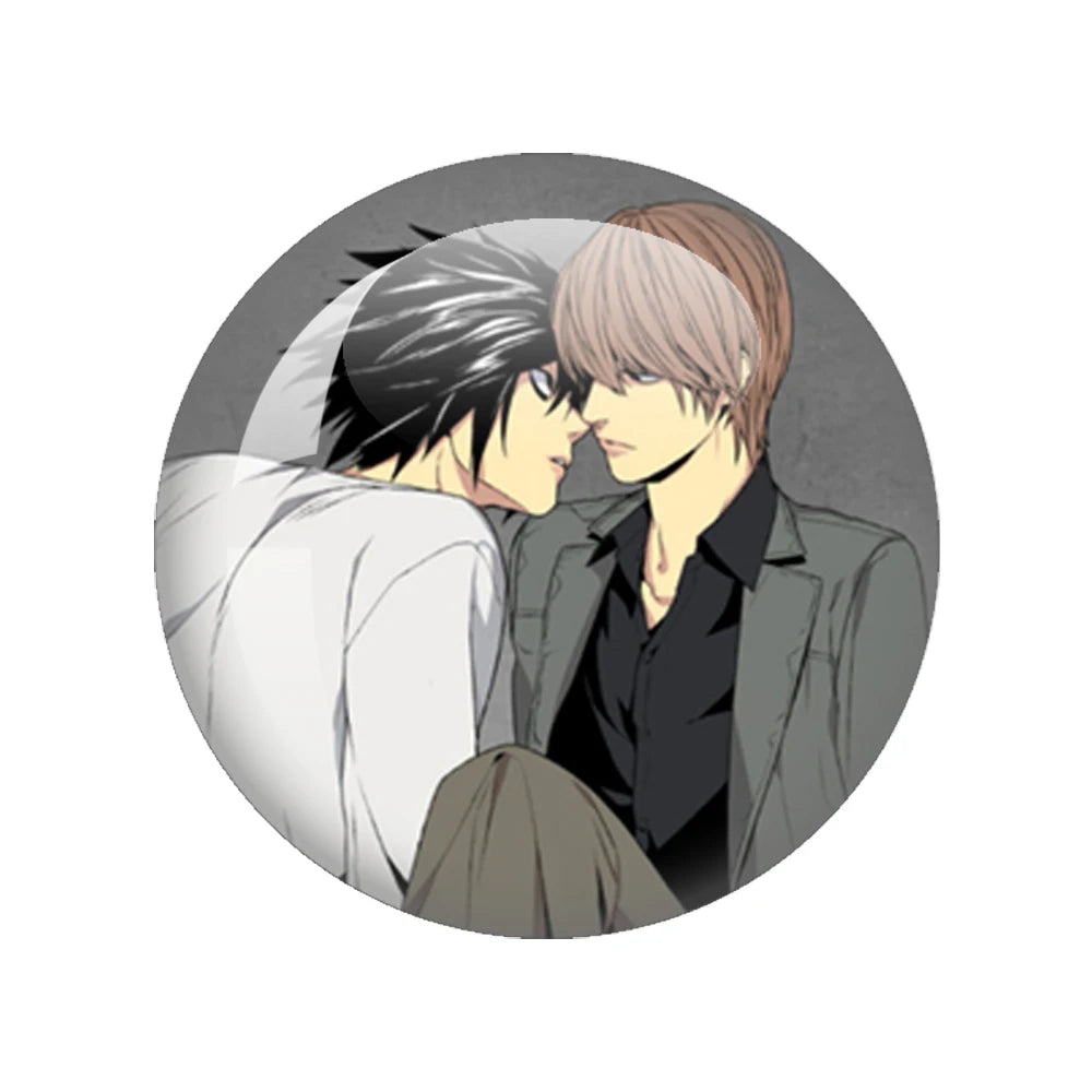 Death Note Sign Photo 12mm-40mm Anime Photo Glass Cabochon Demo Flat Back Making Findings Jewelry Findings