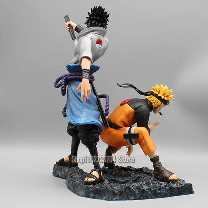 Anime Naruto Figures GK Uzumaki Naruto Uchiha Sasuke Action Figures Binding 01 PVC Model Collection Perimeter Toys Birthday Gift