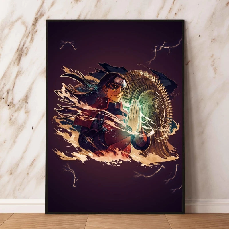 Print On Canvas Naruto High Quality Art Wall Decor Gifts Children's Bedroom Decor Modular Prints Poster Home Hanging