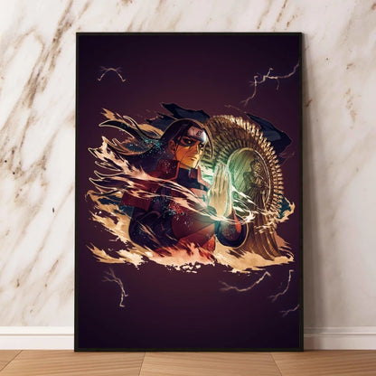 Print On Canvas Naruto High Quality Art Wall Decor Gifts Children's Bedroom Decor Modular Prints Poster Home Hanging