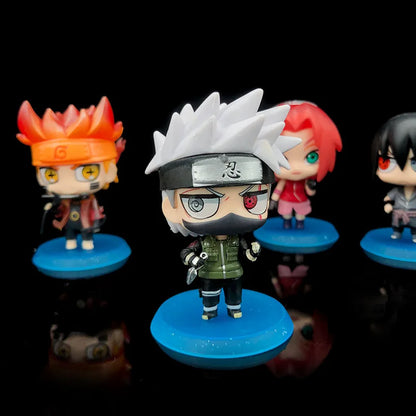 Hot Anime Naruto Action Figure Naruto Sasuke Kakashi Itachi Model Toys Desktop Ornament Decoration Gift Boy Girl Figure Toy