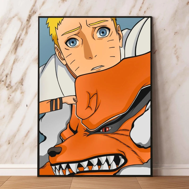 Print On Canvas Naruto High Quality Art Wall Decor Gifts Children's Bedroom Decor Modular Prints Poster Home Hanging