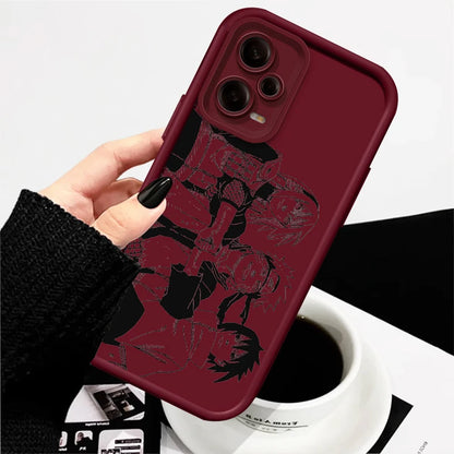 Anime Naruto Fashion Cool Cute Eye Ladder For Xiaomi Redmi Note 13 12 12C 11 11S 10 10C 10A 9C 9A Pro 5G TPU Phone Case