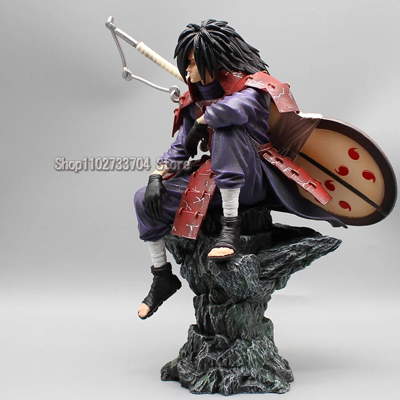 29cm Anime Naruto Figures GK Uchiha Madara Action Figures PVC Collection NARUTO Model Peripheral Toys Desktop Decoration Gifts