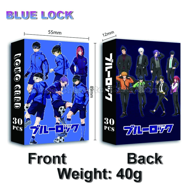 LOMO Card 30Pcs/Set Anime Sailor Moon One Piece Naruto JOJO SAO Cards Photocards Hobby Game Collection Toys For Children Gifts