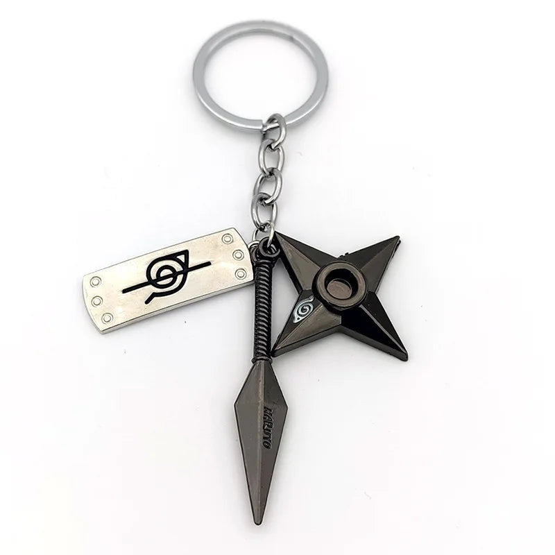 New Pendant Keychains Uzumaki Naruto Anime Figures Accessories Akatsuki Itachi Manga Men Key Chain Fans Gift Kids Toys Keyrings