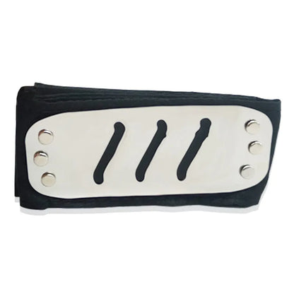 Anime Figures Headbands Guard Ninja Accessories Uzumaki Hatake Kakashi Head Belt Cosplay Props Kids Toys Cool Gift