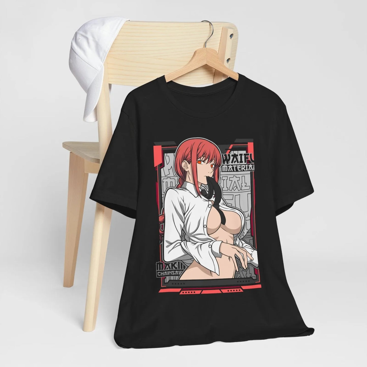 Anime-Inspired Graphic Tee Unisex Casual T-Shirt Stylish Everyday Wear Cotton Breathable Casual T-shirts Are Machine Washable