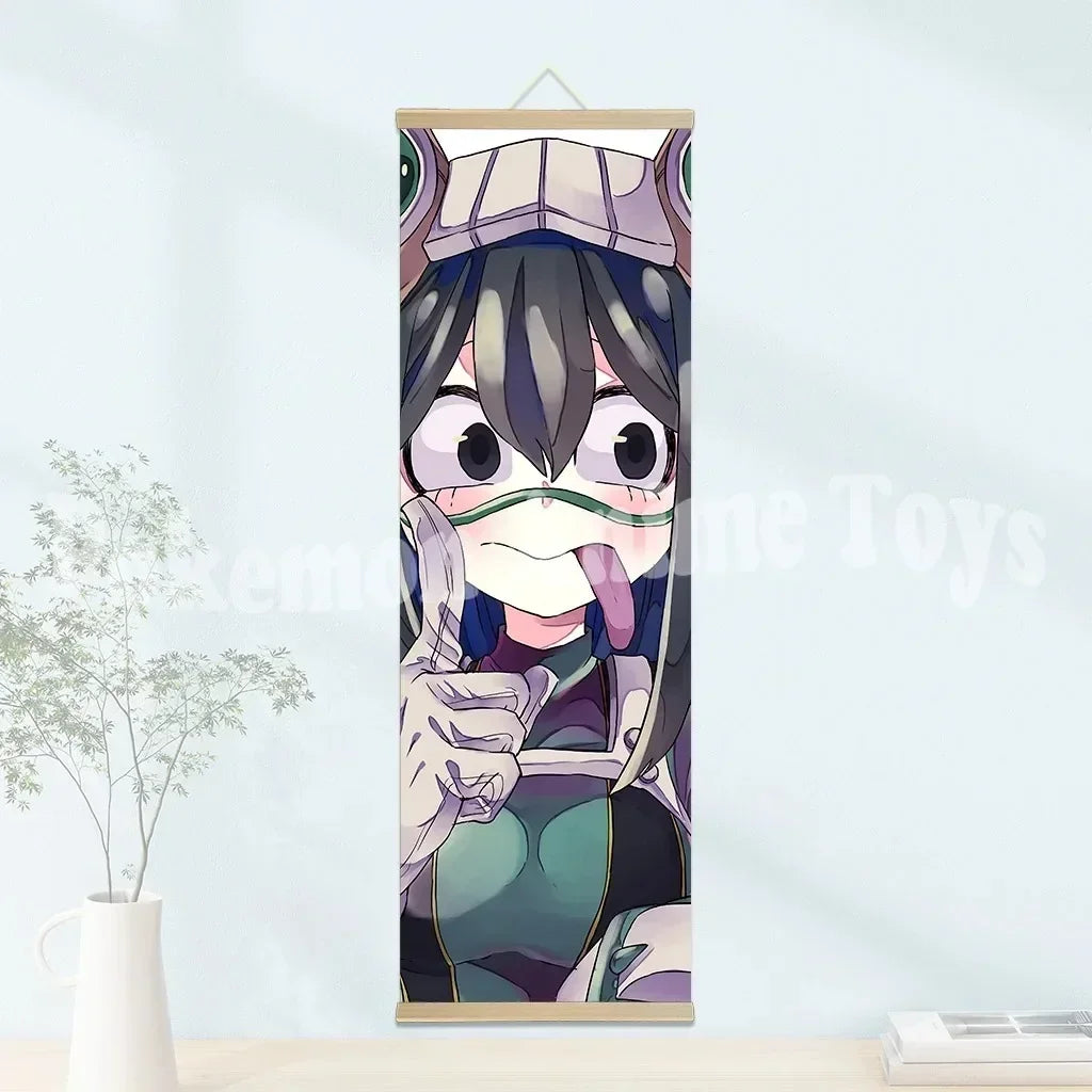 My Hero Academia Poster: Hanging Scroll, HD Quality Wall Art, Retro Posters for Home Room Wall Decoration