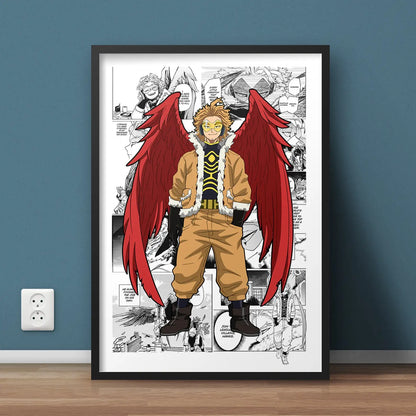 My Hero Academia Canvas Poster  Anime Wall Art for Living  Kids Room Decor