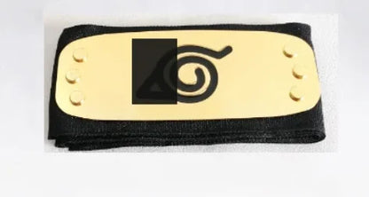 Anime Figures Headbands Guard Ninja Accessories Uzumaki Hatake Kakashi Head Belt Cosplay Props Kids Toys Cool Gift