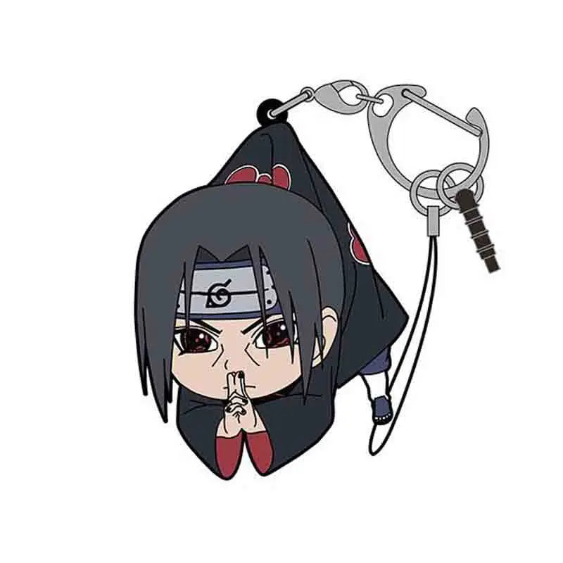 Anime Ninja Uzumaki Hatake Kakashi Uchiha Itachi Jiraiya  Acrylic Keychain Women Jewelry Gift Figures Toys
